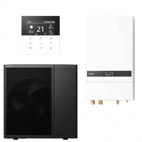 Siltumsūknis Panasonic Aquarea High Performance Hydraulic Split Bi‑bloc L Generation 9 kW | 3kW |